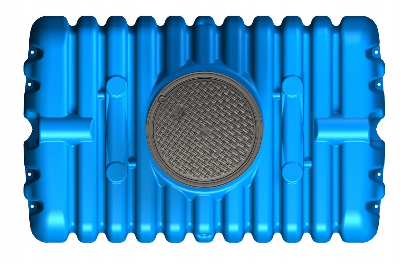 Zbiornik na deszczówke FLAT M 3000 l z nadbudową KOMFORT + pompa + punkt Marka inny