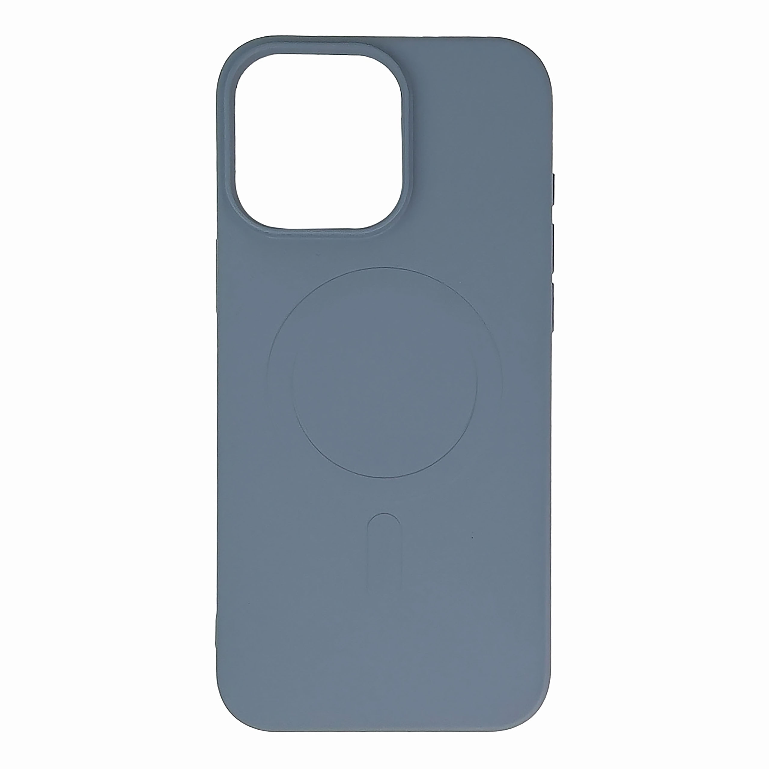 Etui Liquid Silicone Case MagSafe do iPhone 16 Pro Max jasnoszare