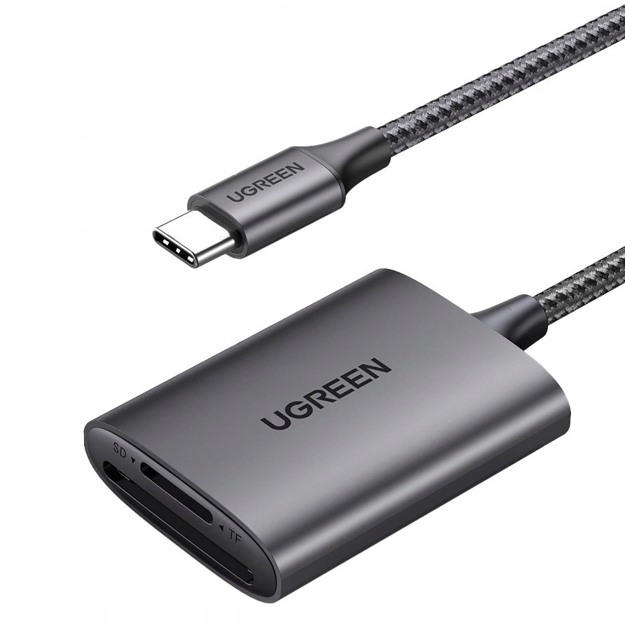 Ugreen Czytnik kart Sd/tf Ugreen CM401 Usb C 5Gb/s szary