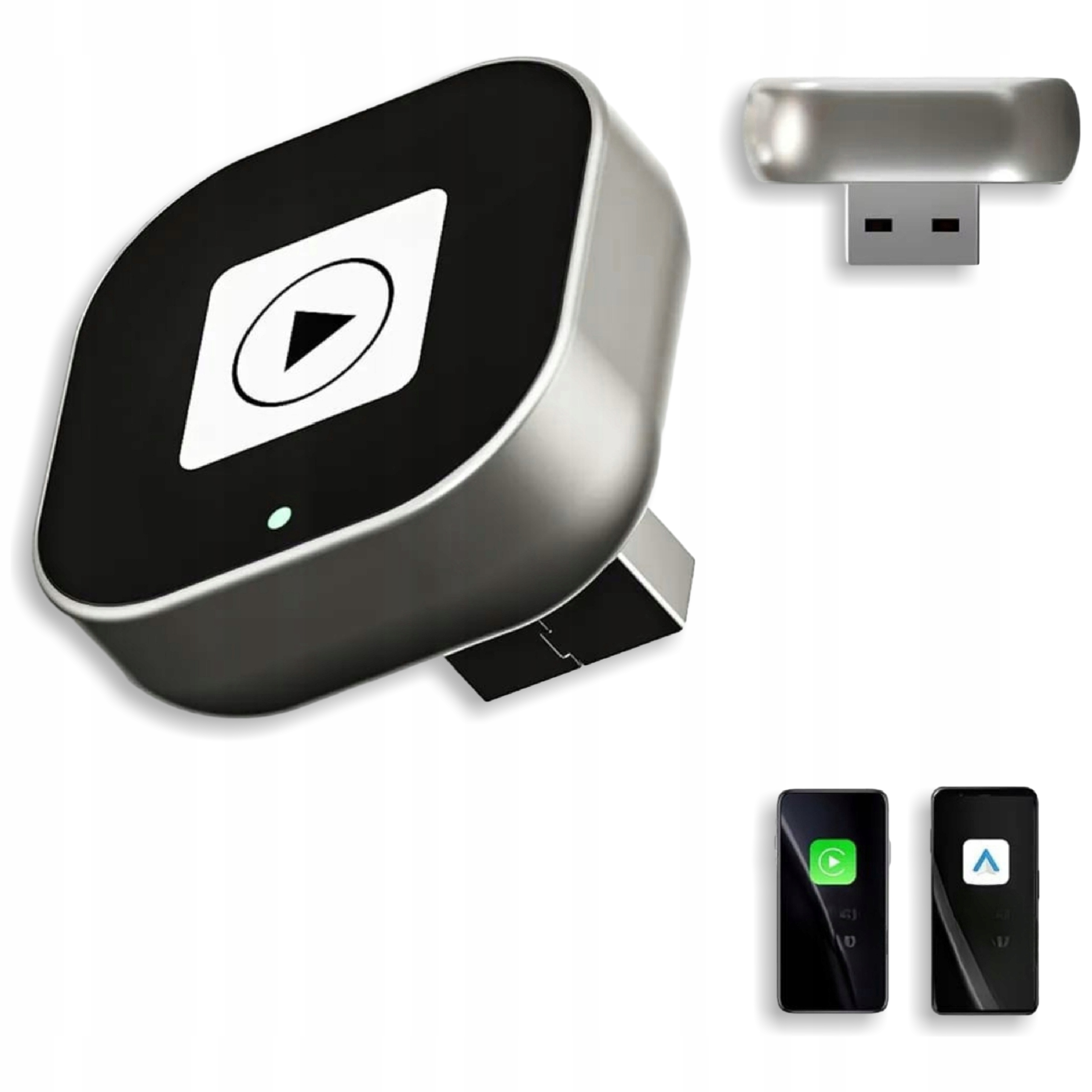 Bezdrátový CarPlay Android Auto Usb adaptér dongle pro Vw Toyota Nissan