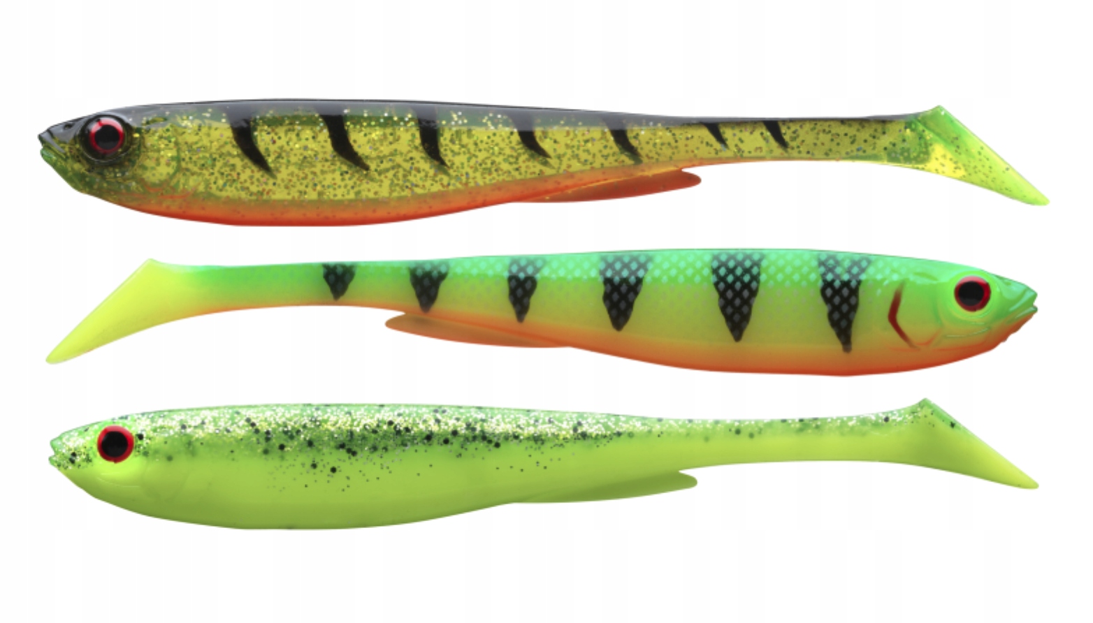 Zestaw Gum Daiwa Prorex Slim Shad 16CM 3SZT Flash Uv