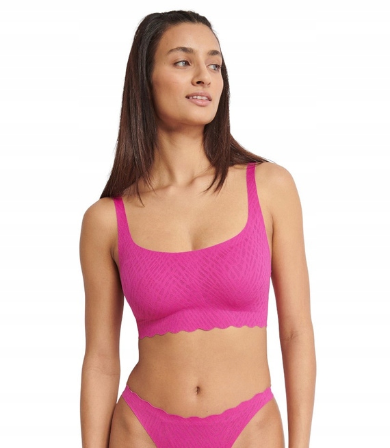 Sloggi Women's Zero Feel Bliss Top Undershirt, Plum Fusion
