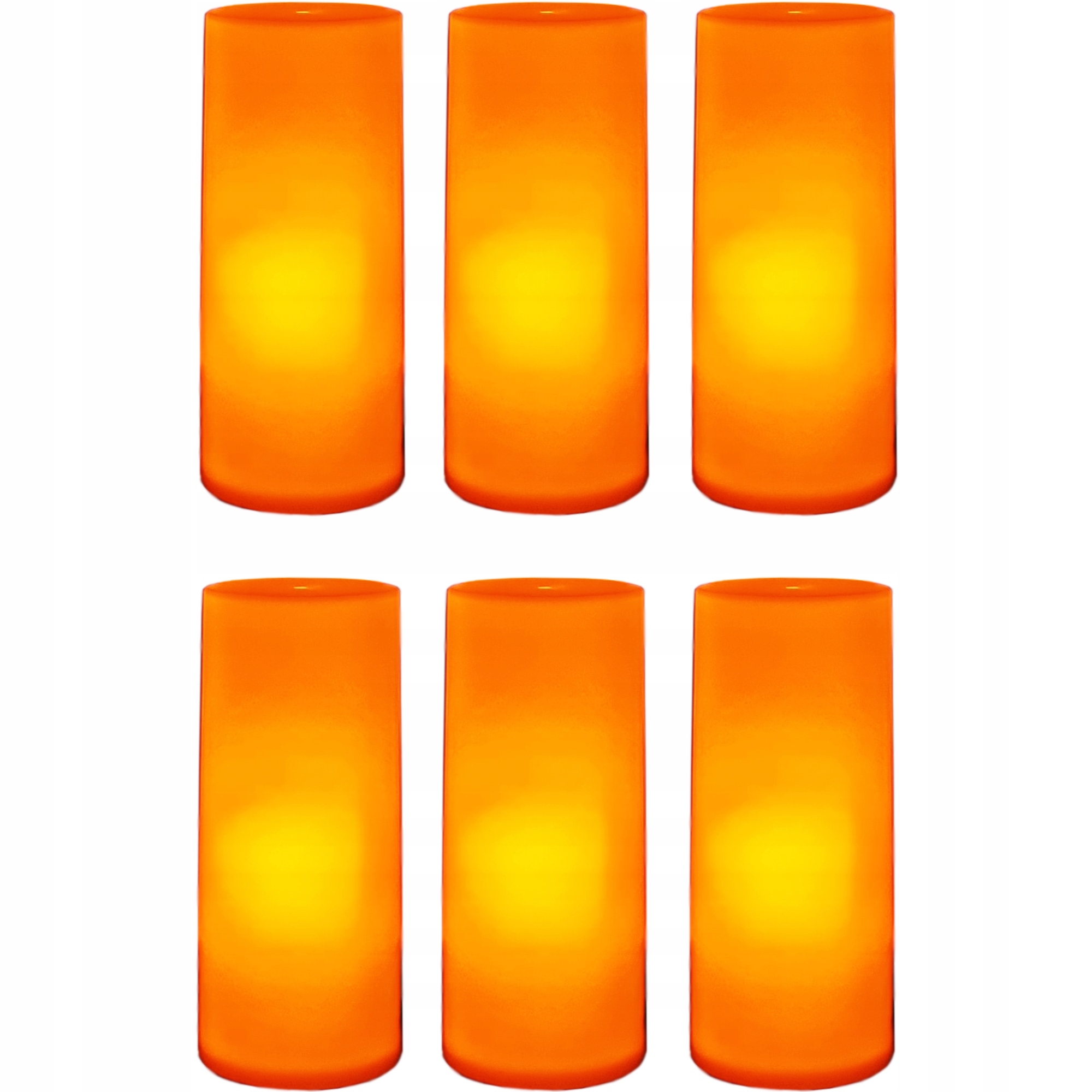 ZESTAW 6 x WKŁAD LED EFEKT ŻYWEGO PŁOMIENIA