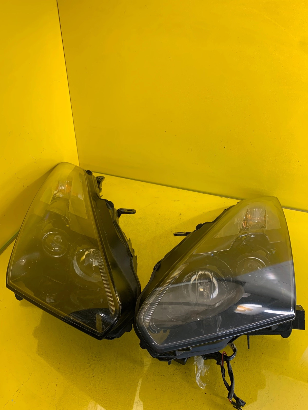 light left and right Nissan GTR GT-R 2008- lens black