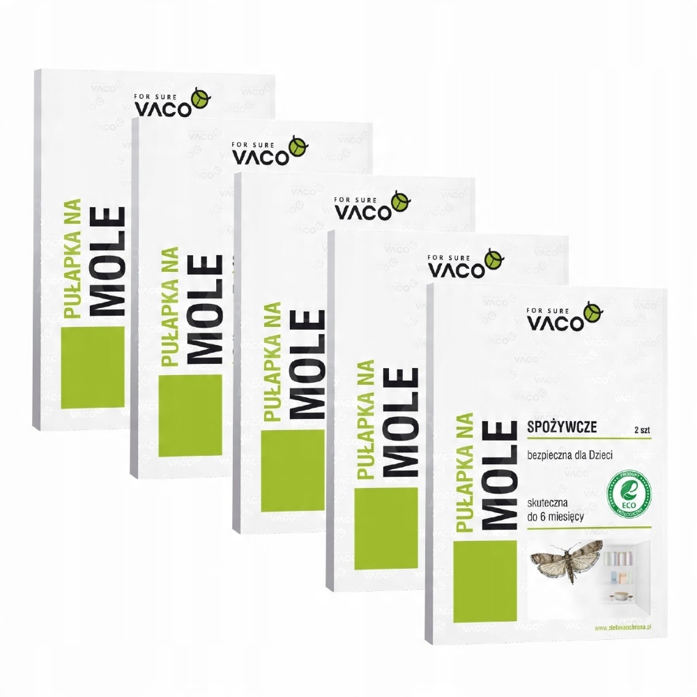 

Vaco Eco Pułapki na mole spożywcze kuchenne 10 szt