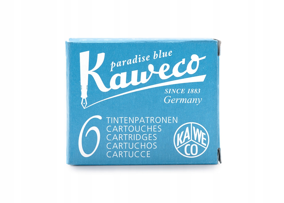

Naboje atramentowe Kaweco Paradise Blue, 6 szt