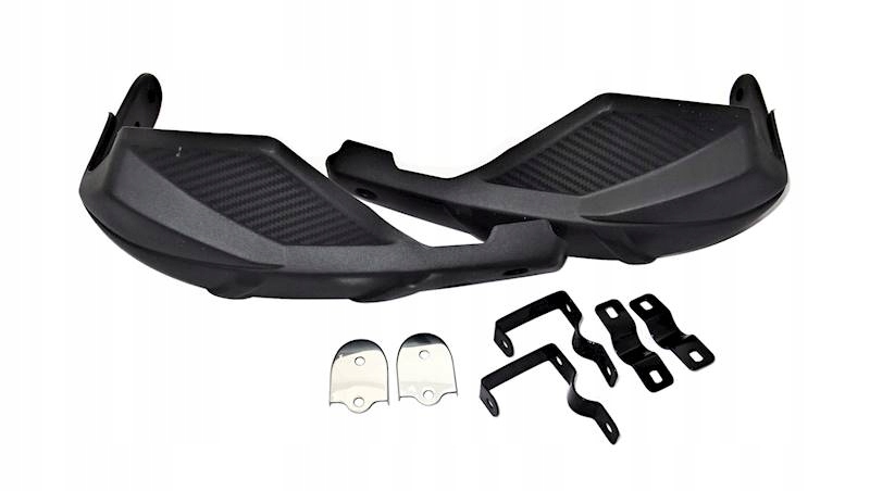 HANDBARY OSŁONY DŁONI QUAD ATV CZARNY KARBON