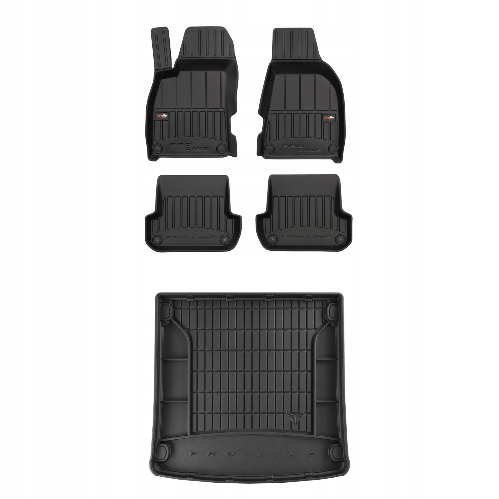 Sada gumových koberců a rohože pro Audi A4 B6 00-06