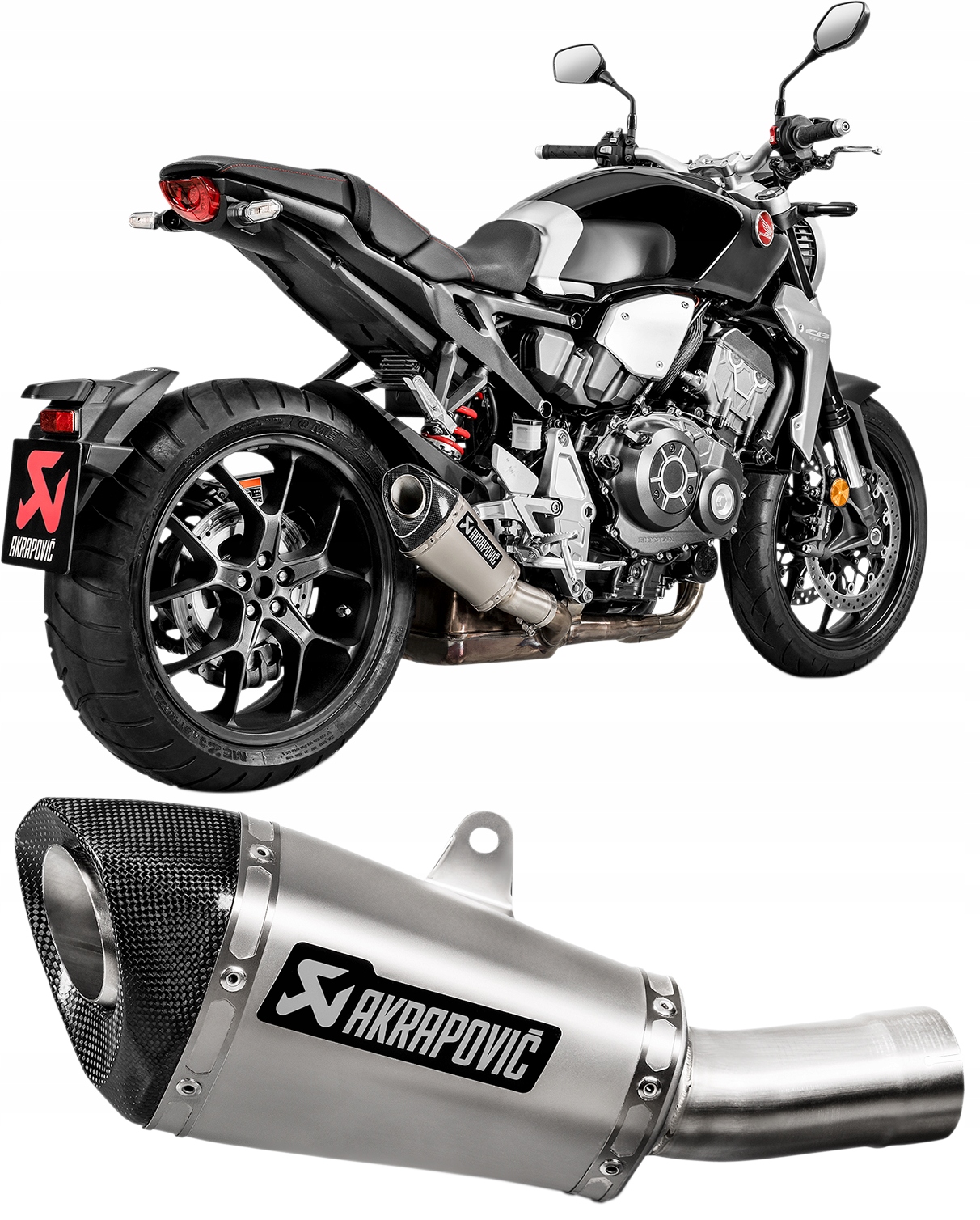 S-H10SO21-ASZT - Глушник вихлопної труби Akrapovic HONDA CB 1000 R 2018-2022