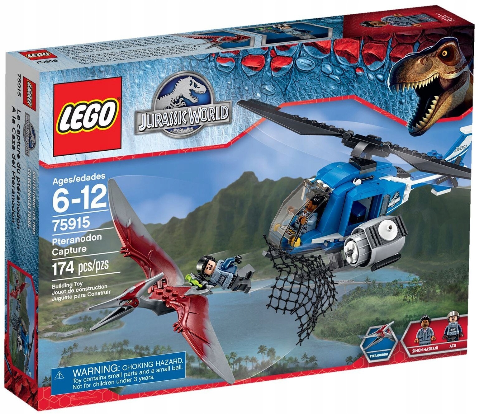 Lego Jurský svět 75915 Chápání pteranodona Nové