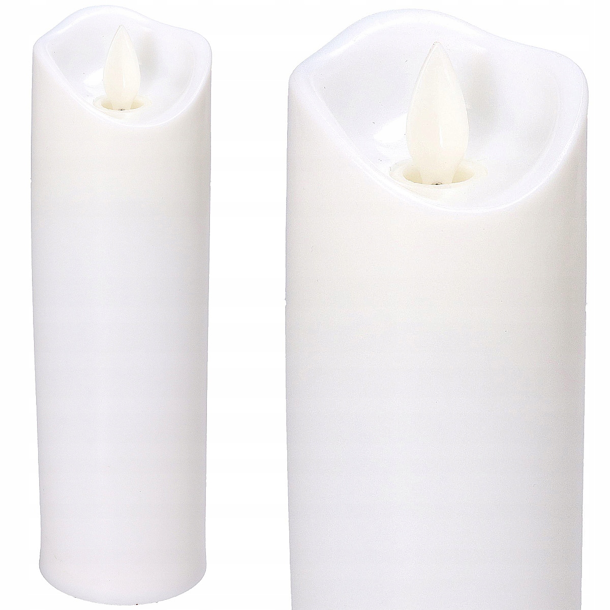 ŚWIECA LED RUCHOMY PŁOMIEŃ ŚWIECZKA ZNICZ WKŁAD