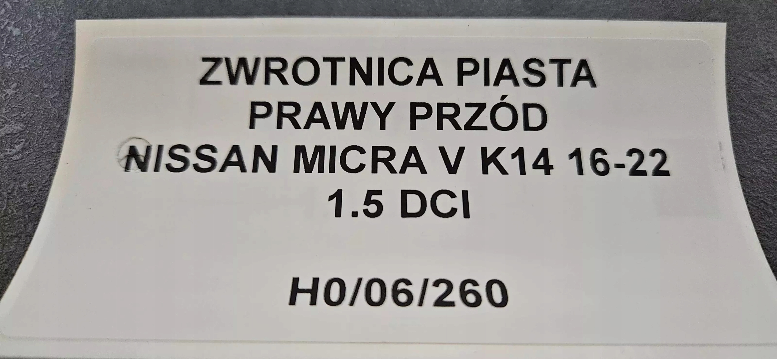 otoč čepu pravý předek NISSAN MICRA V K14
