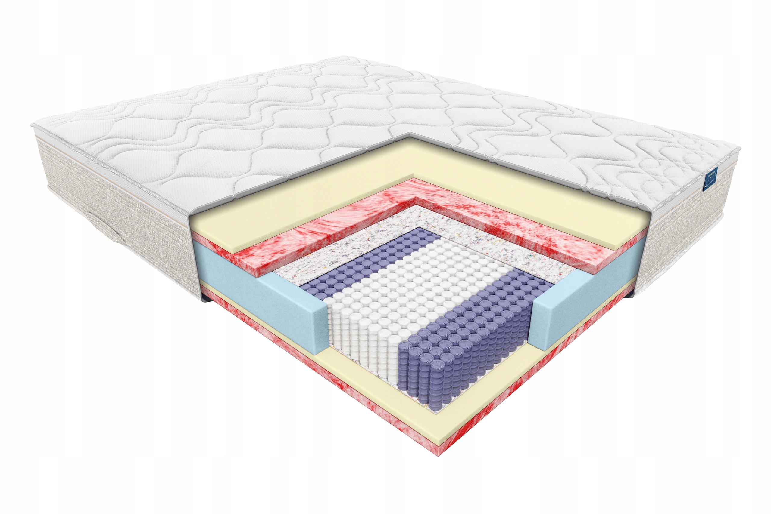 Janpol Matrac Jan 140x200 Poťah Adaptive Beige
