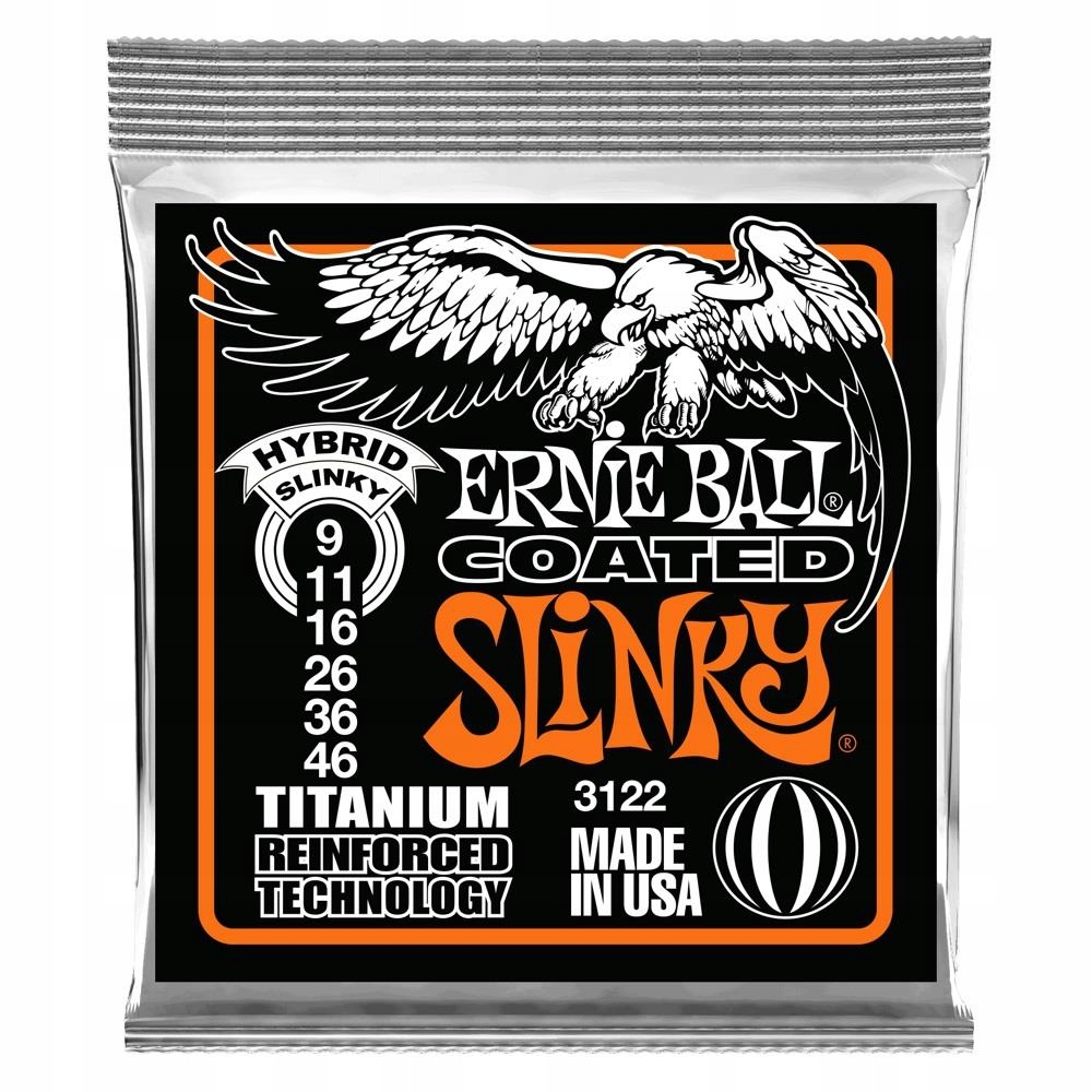 Str.Ernie Ball 3122 Titanium Coated Slinky 9-46