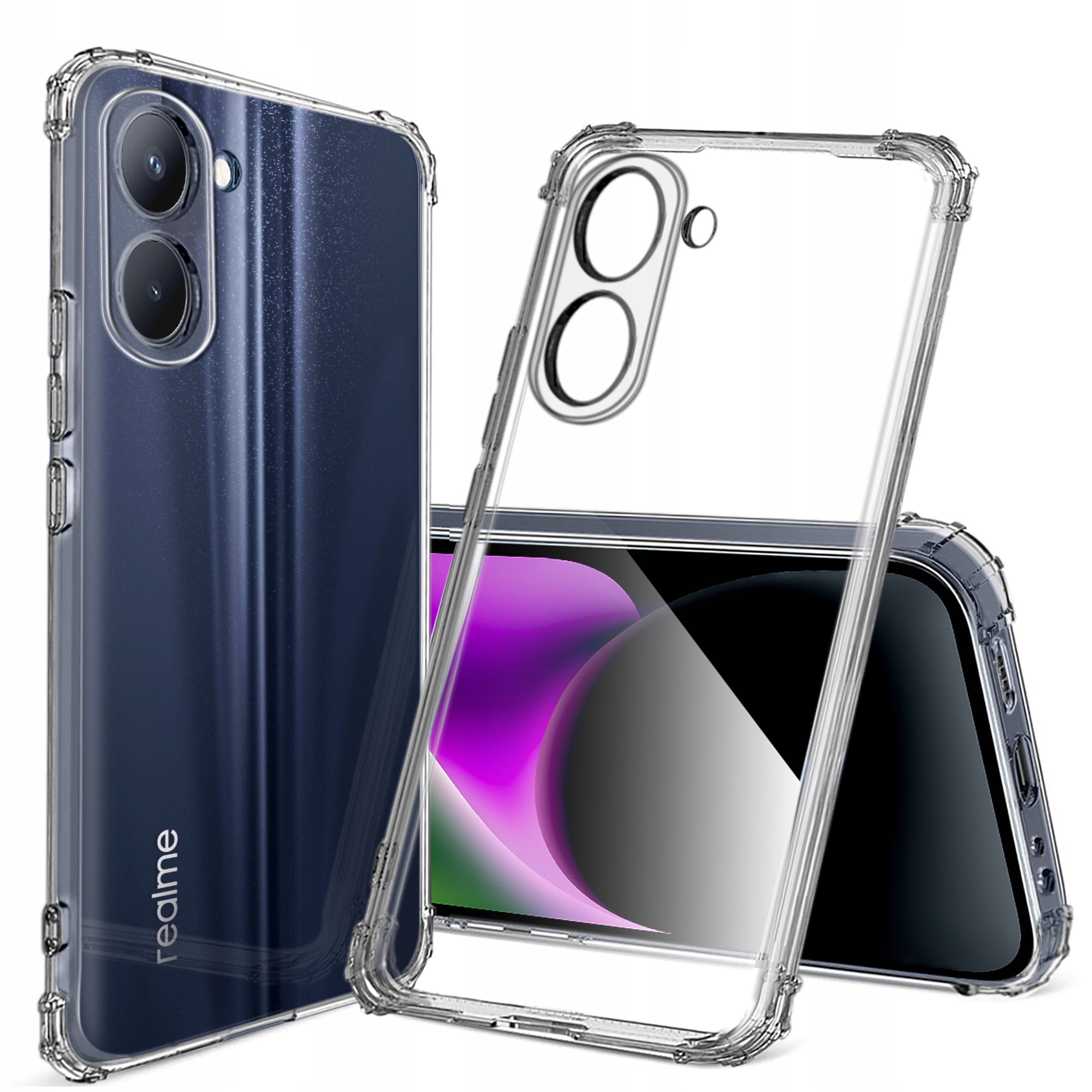 

Etui do Realme C33 Anti-shock Case Szkło 9H