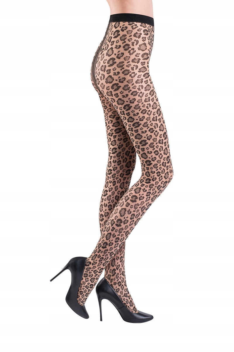 

Gabriella Rajstopy panterka cętki Caty Beige 4