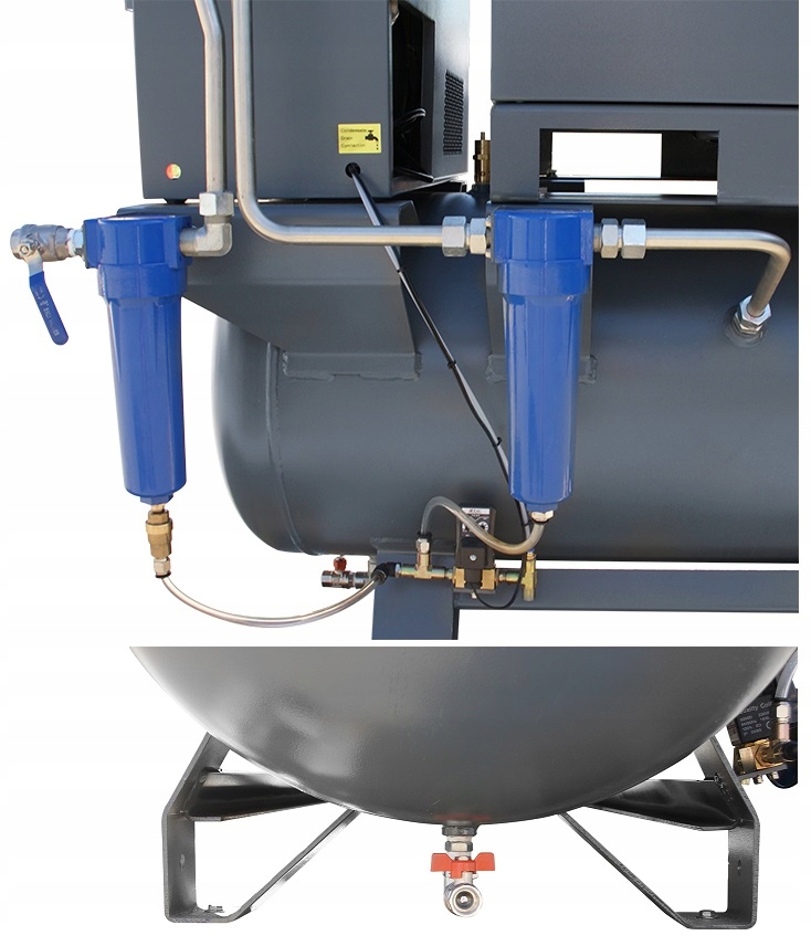 Kompresor olejowy Kupczyk KKS7,5/300D 270 l 10 bar Zasilanie sieciowe