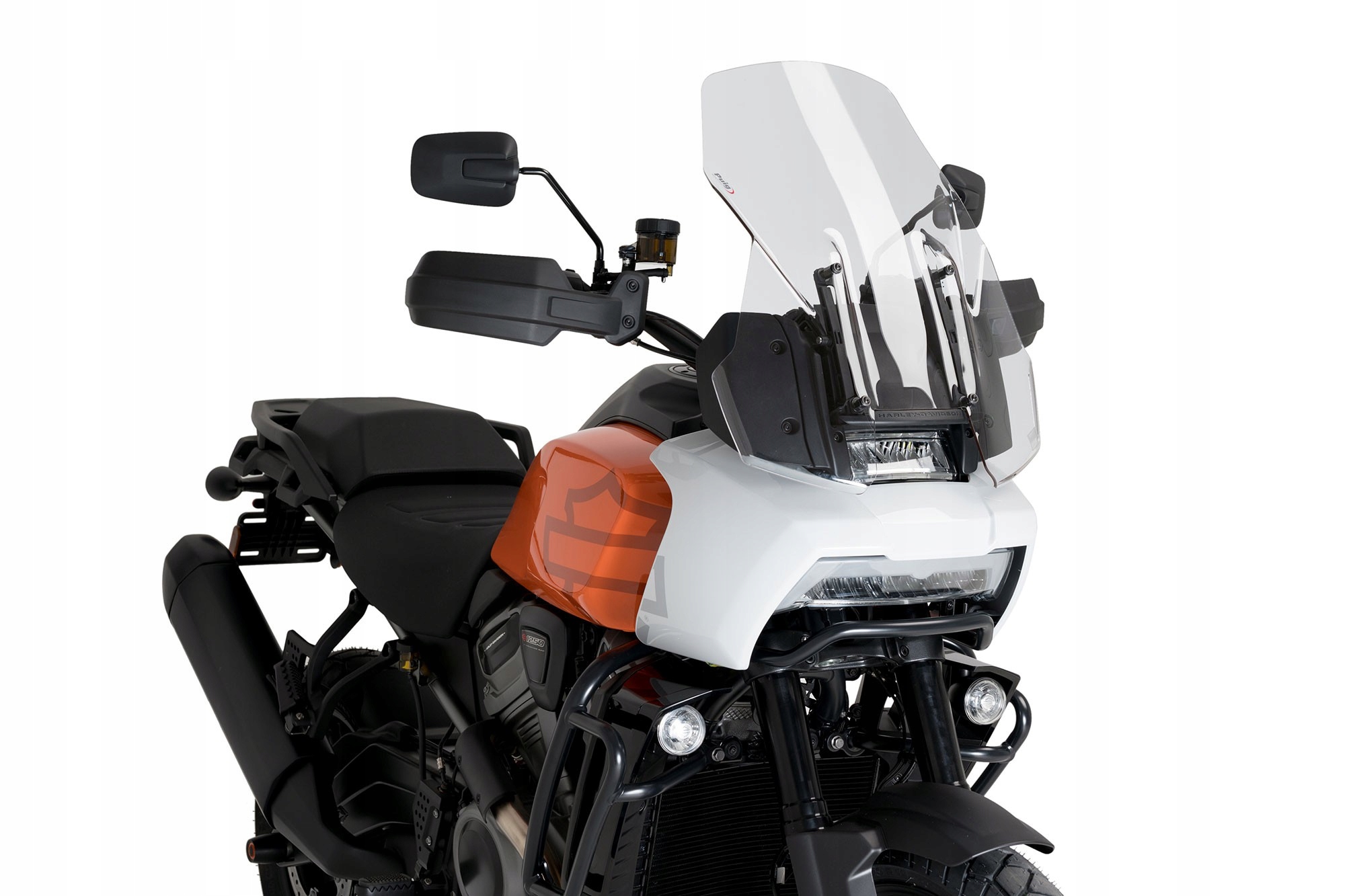 Turistické sklo Puig pre Harley-Davidson Pan America 21-24 Priehľadné