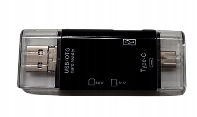 CZYTNIK KART 5w1 SD MicroSD USB TYP-C MicroUSB OTG Rodzaj uniwersalne