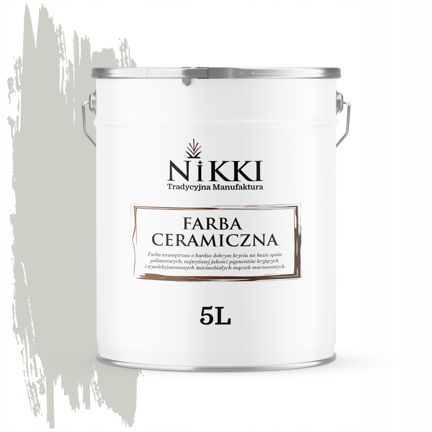 Keramická Stropná Farba Khaki Svetlá H1762 Hlboká Matná Na Steny 5 L