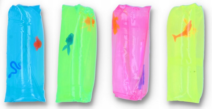 wąż  wodny uciekający z jednorożcem brokat 14cm — 5