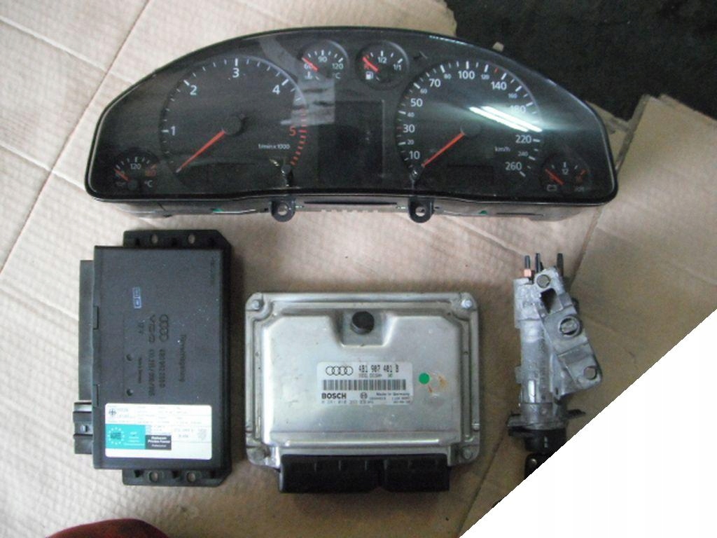 A6 C5 2.5 TDI IMMO переключатель зажигания 4B1907401B 0281010393