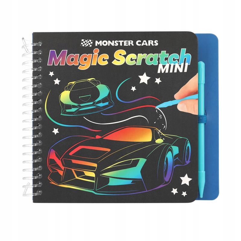WYDRAPYWANKA MAGIC SCRATCH MONSTER CARS AUTA Kod producenta 12116_A