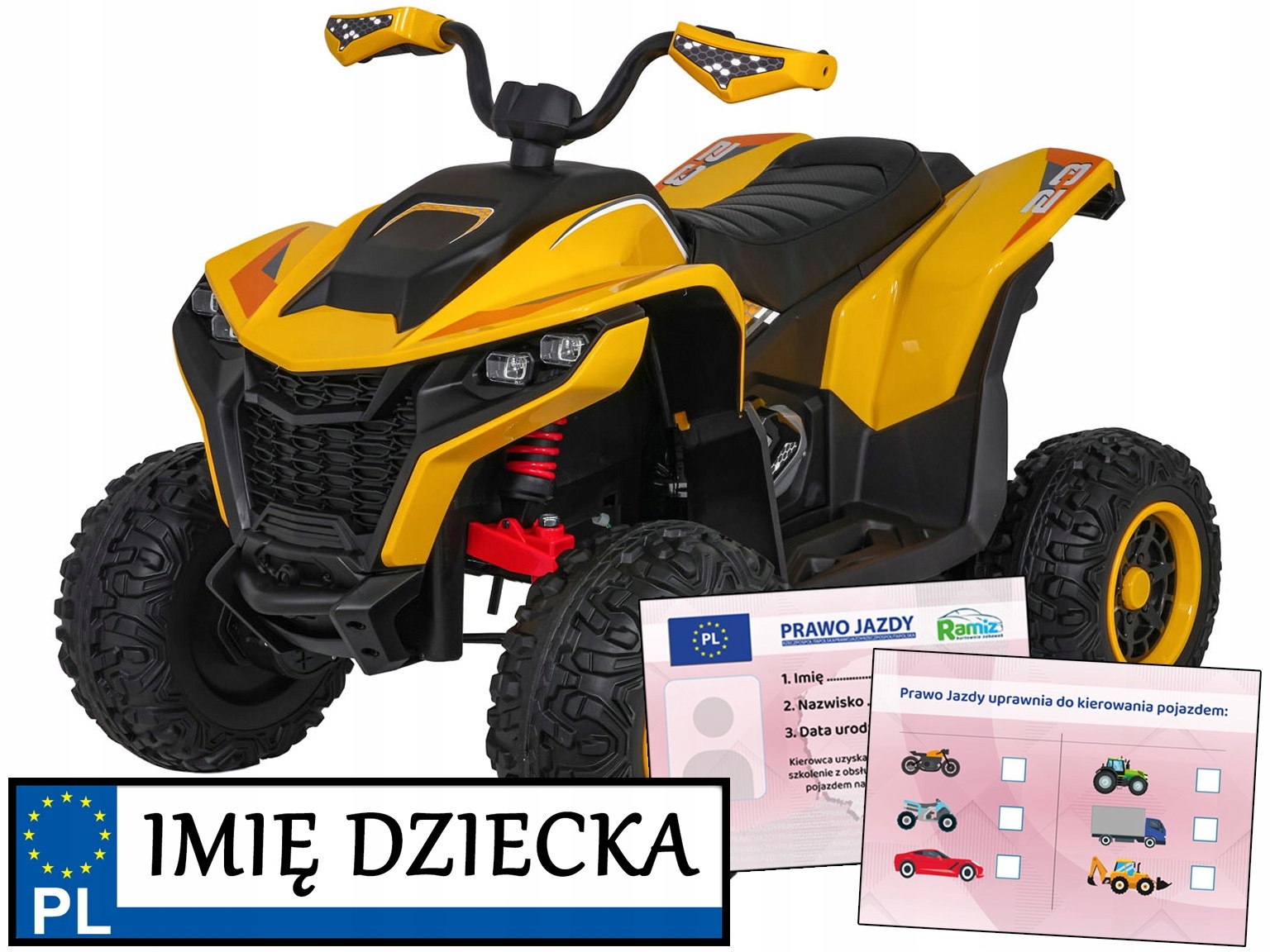 kładzik na akumulator Fast Wheel pojazd elektryczny dla dzieci pilot 2,4