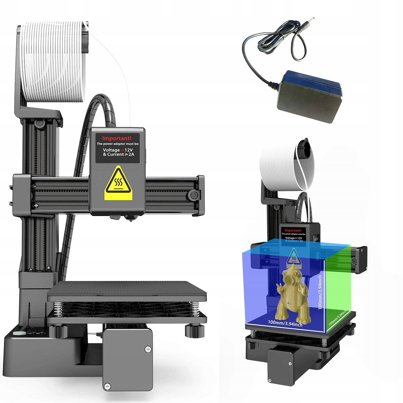 3D tlačiareň EasyThreed Tlač 100x100x100 mm Pla/tpu 1.75 mm Fdm