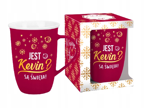 

Kubek matowy 430 ml Jest Kevin są Święta