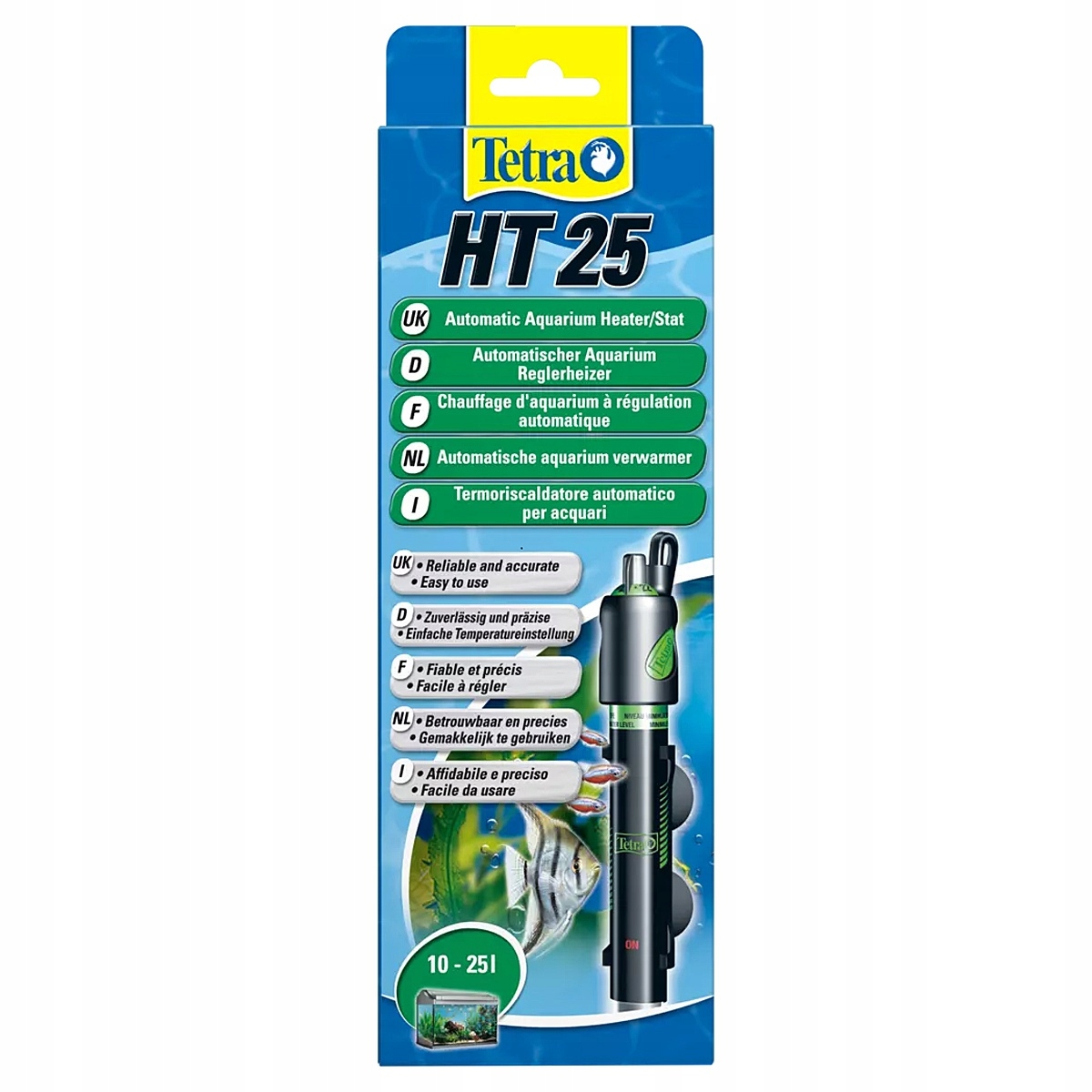 Levně Tetra Ht Aquarium Heater Ohřívač 25W Akvárium 25L
