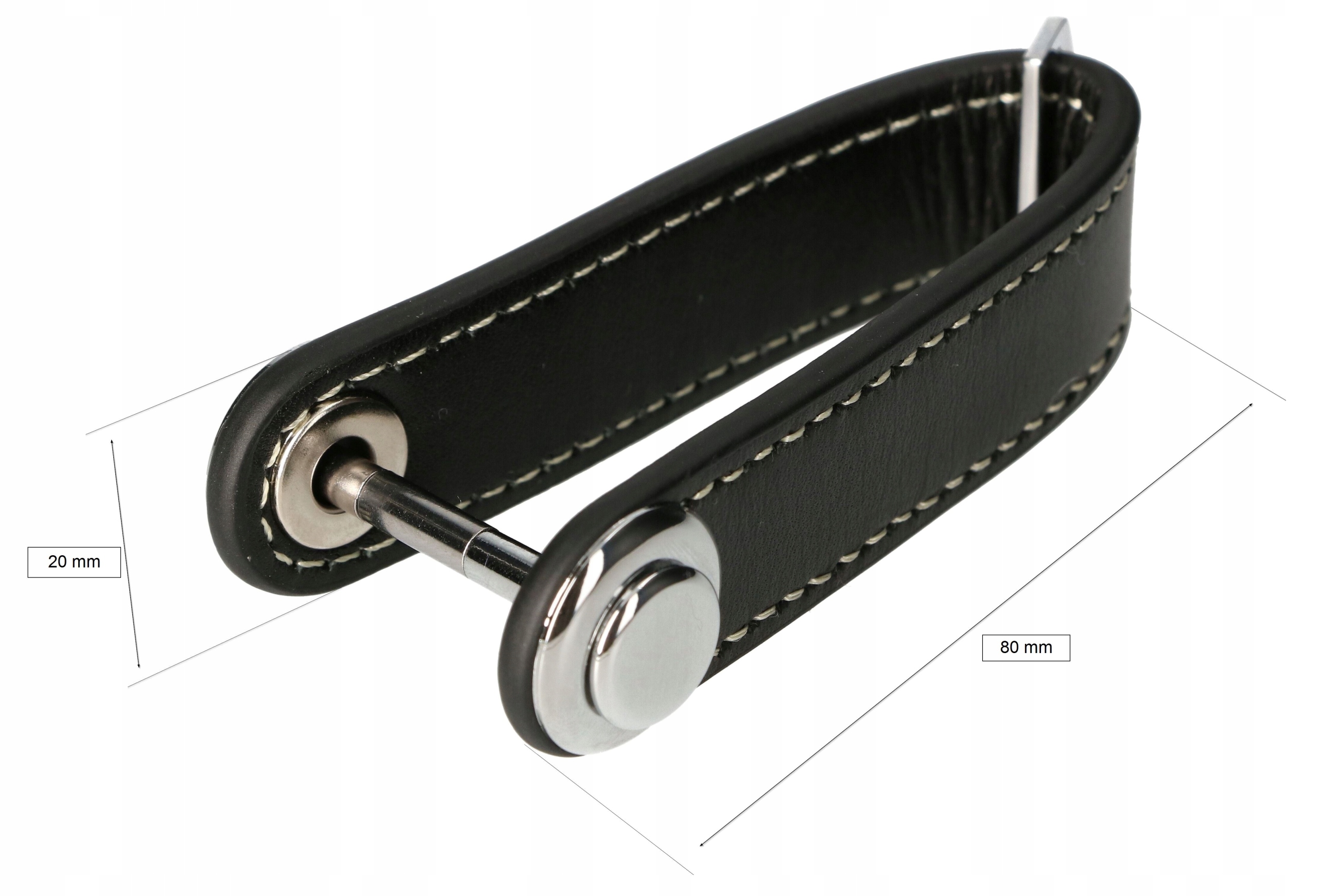 KOMPAKTOWY BRELOK ORGANIZER DO KLUCZY SKÓRZANY Kod producenta D975