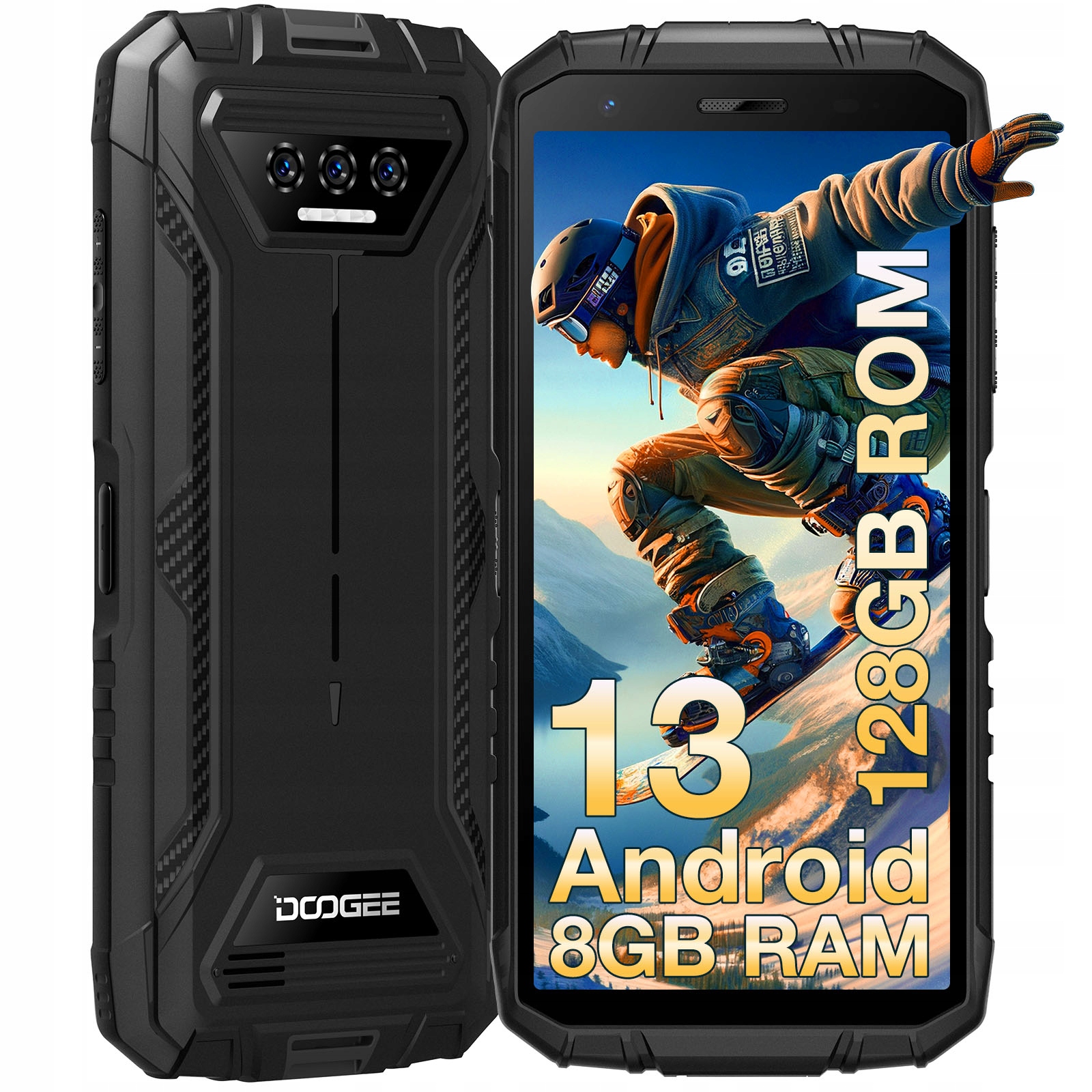 Смартфон DooGee S41 Plus 8 ГБ / 128 ГБ 4G (LTE) черный