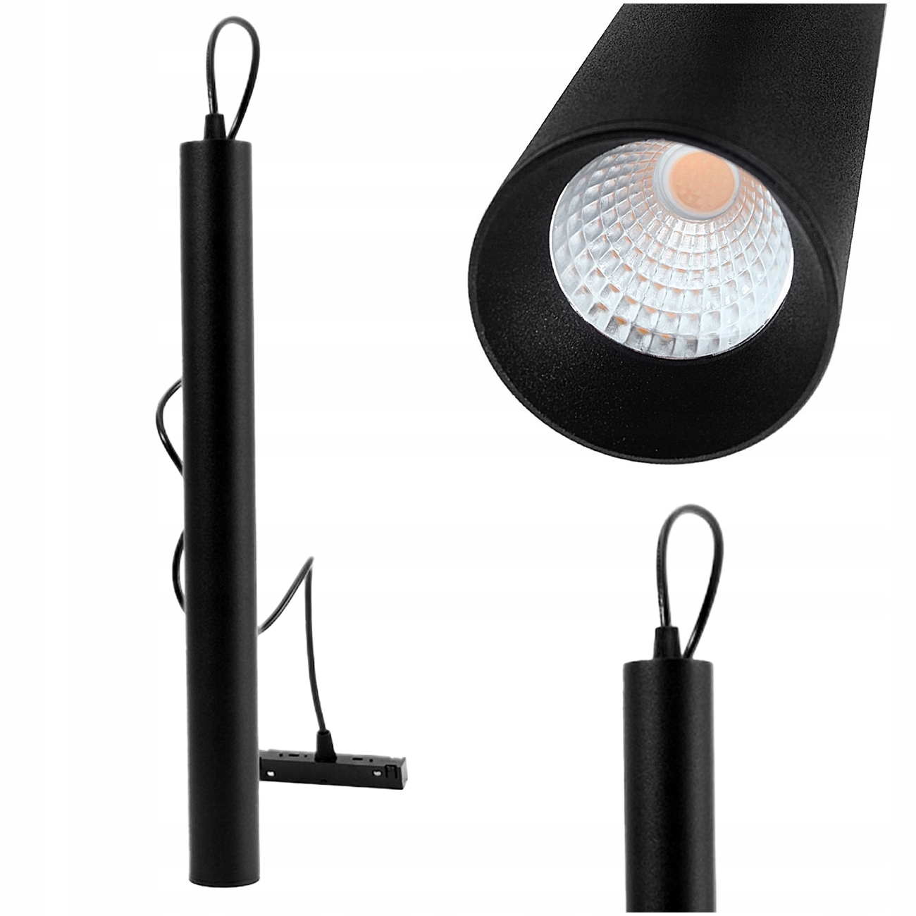 Magnetická Lampa Sopel 10W Čierna Moderný Dizajn Výkonná DDCX-B10-TY