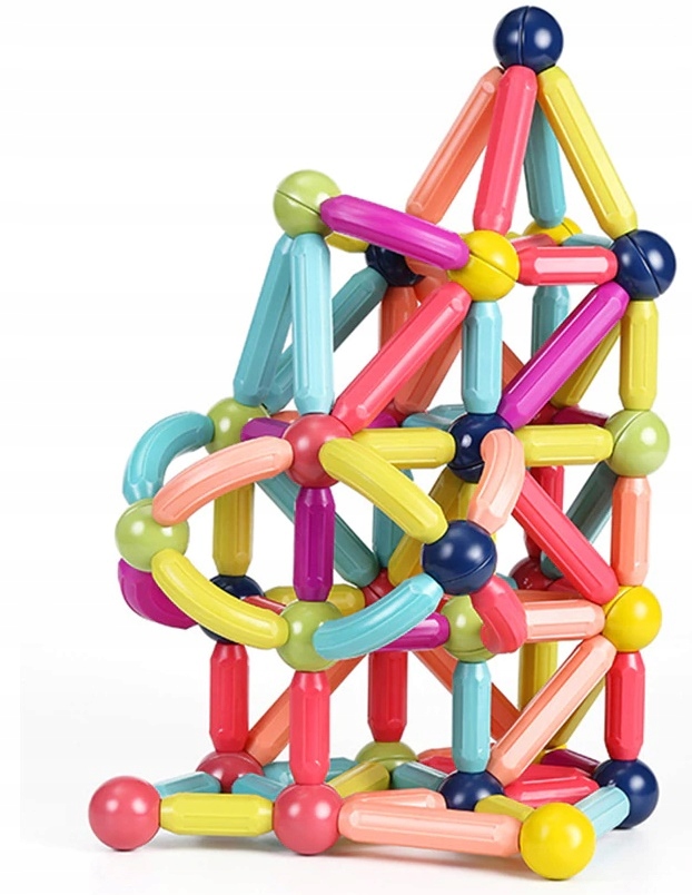 EDUKACYJNE DUŻE KLOCKI MAGNETYCZNE KONSTRUKCYJNE Rodzaj zestaw
