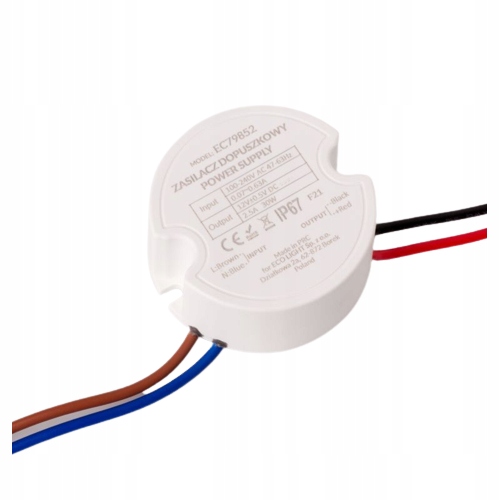

Zasilacz Hermetyczny Led Dopuszkowy 30W 12V IP67