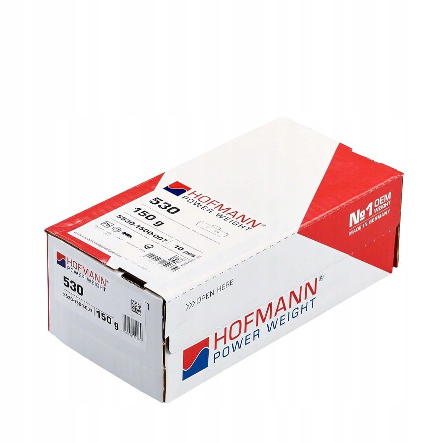 Ciężarki nabijane do felg ciężarowych Pb 150g 10 szt. Hofmann
