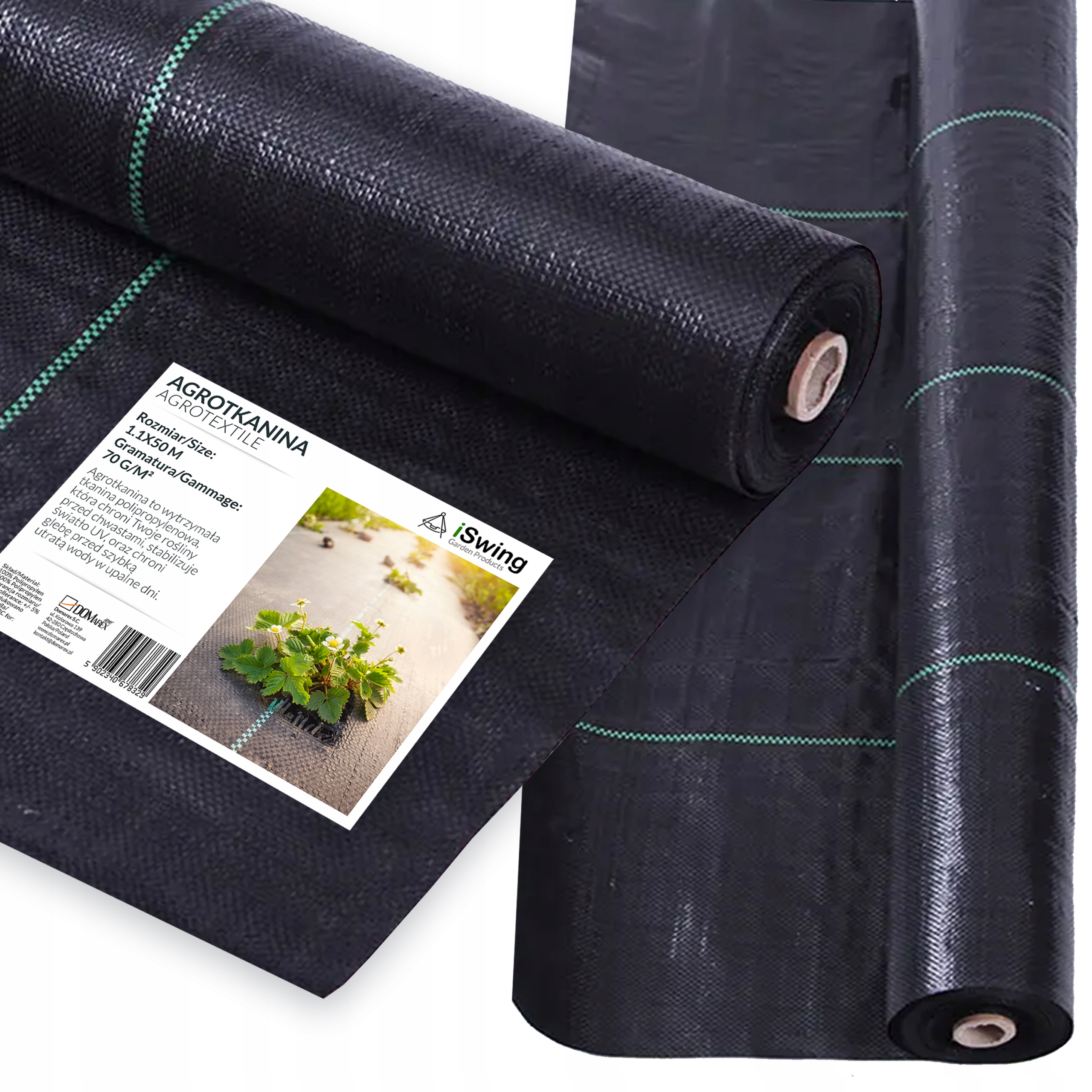 

Agrotkanina Antychwastowa Agrowłóknina 70g 1,1x50m