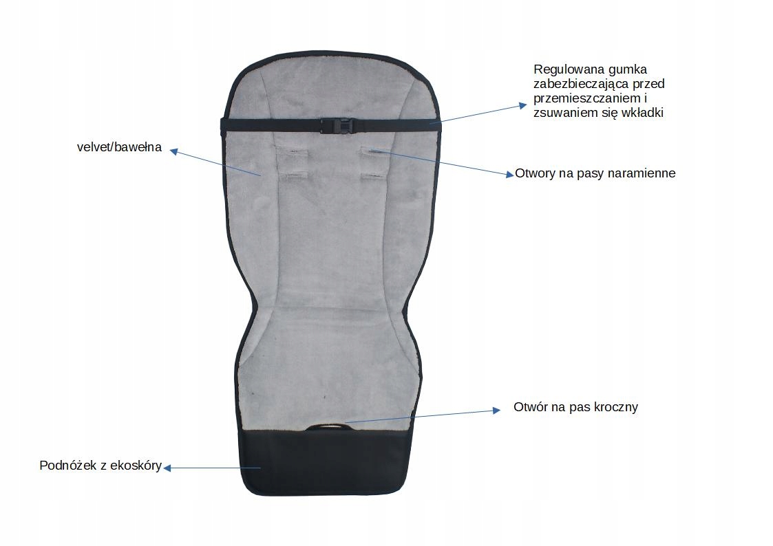 EL-JOT DWUSTRONNA WKŁADKA Z PODUSZKĄ S GWT Marka El-Jot