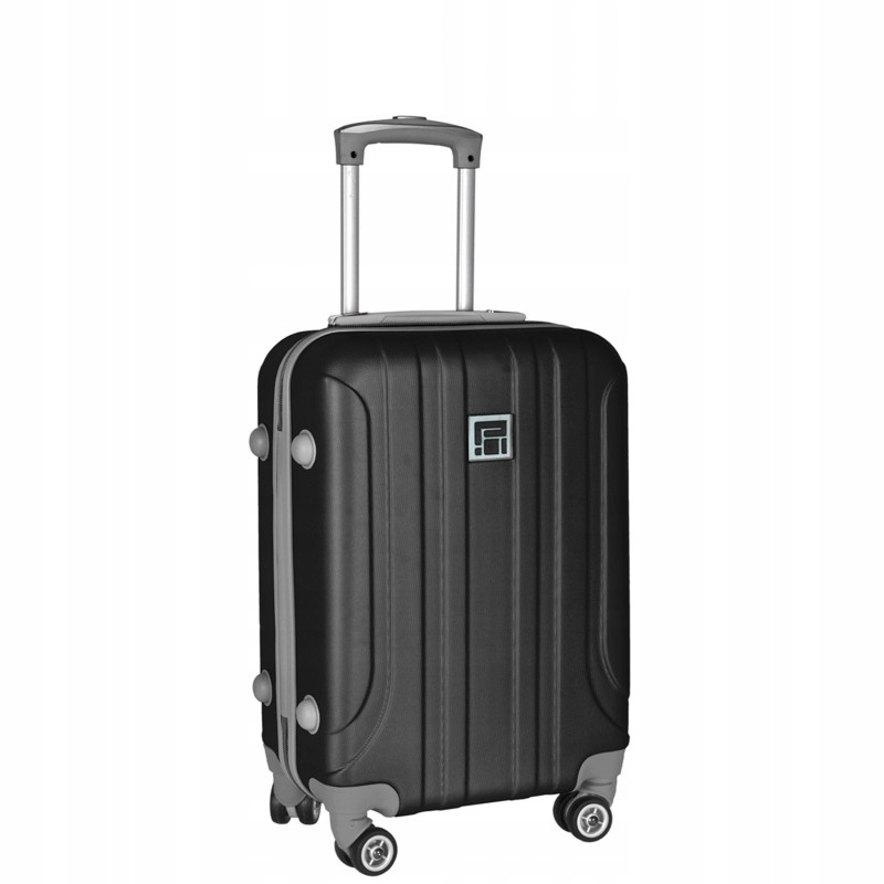 Walizka kabinowa twarda Mała Lekka Czarna 36 L Paso Wakacje Podróż