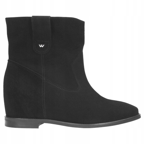 

Buty Wojas Botki damskie skóra czarne r. 40