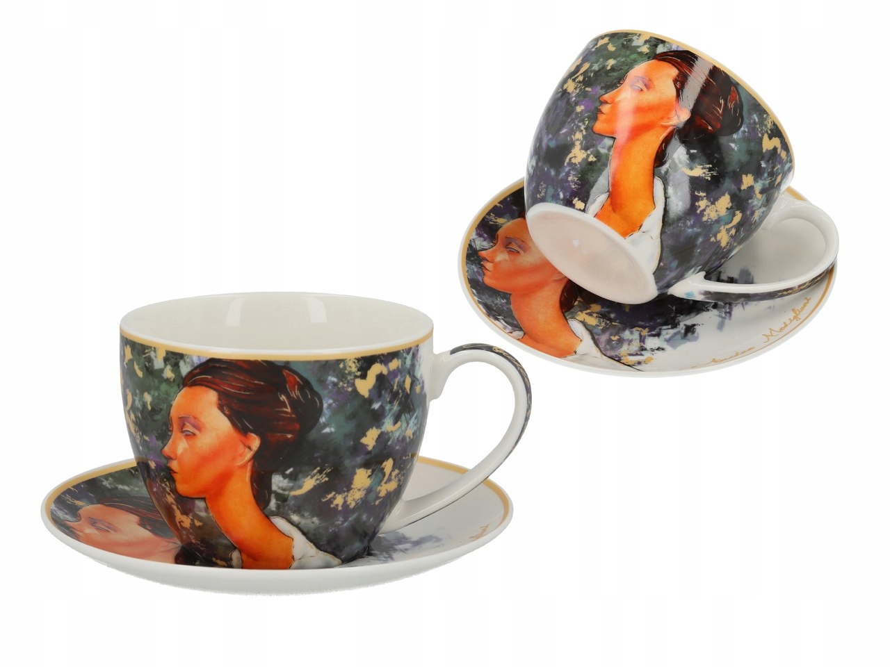 

Filiżanka ze spodkiem A. Modigliani, Lunia Czech