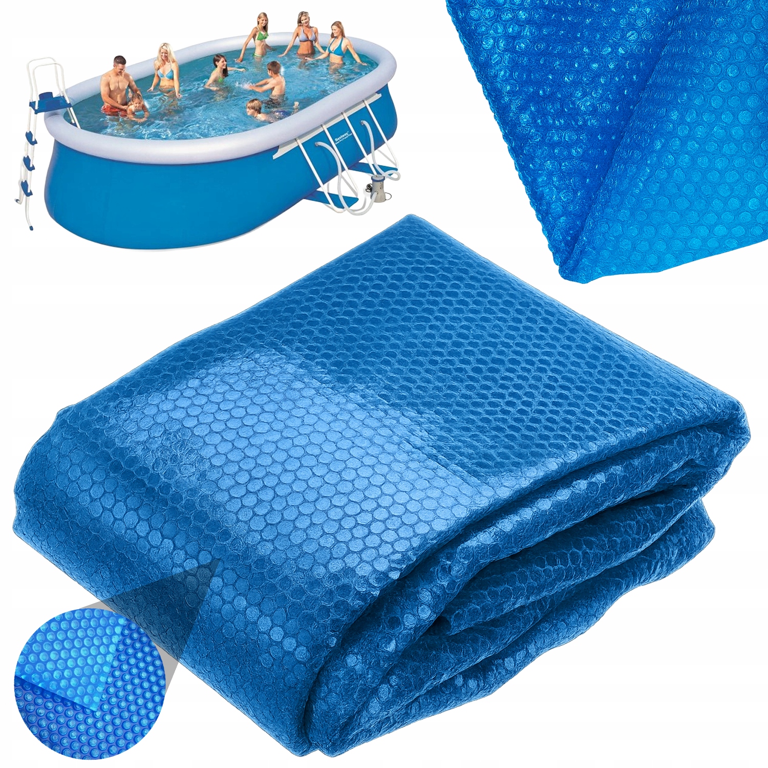 Solárna krytka na ohrev vody do bazéna Bestway Steel Pro 488 x 305 cm