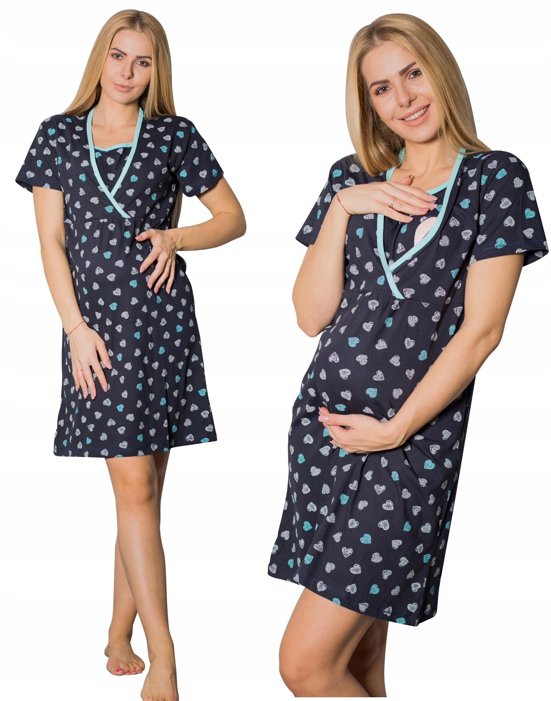 

Koszula nocna do karmienia i porodu bawełna XL