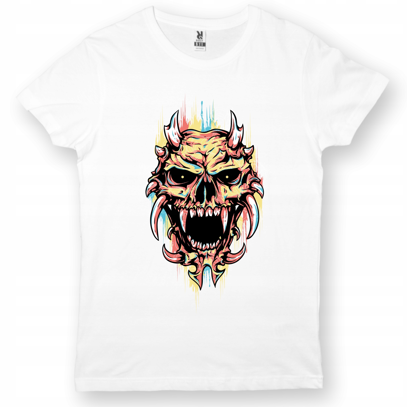 

Koszulka Czaszka Skull Streetwear Horns L