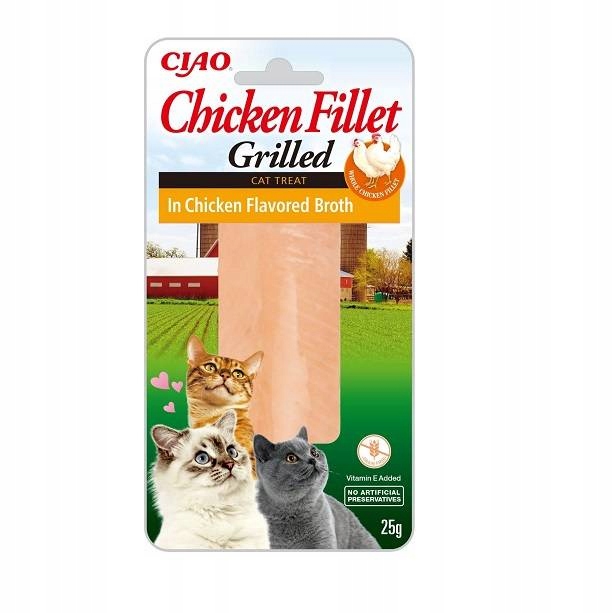 Levně 8X Inaba Kuřecí fillet Kuře ve vývaru 25 g