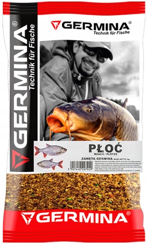 Zanęta Germina spławikowa i gruntowa 1 kg Groundbaits Basic Płoć ZA-GG101