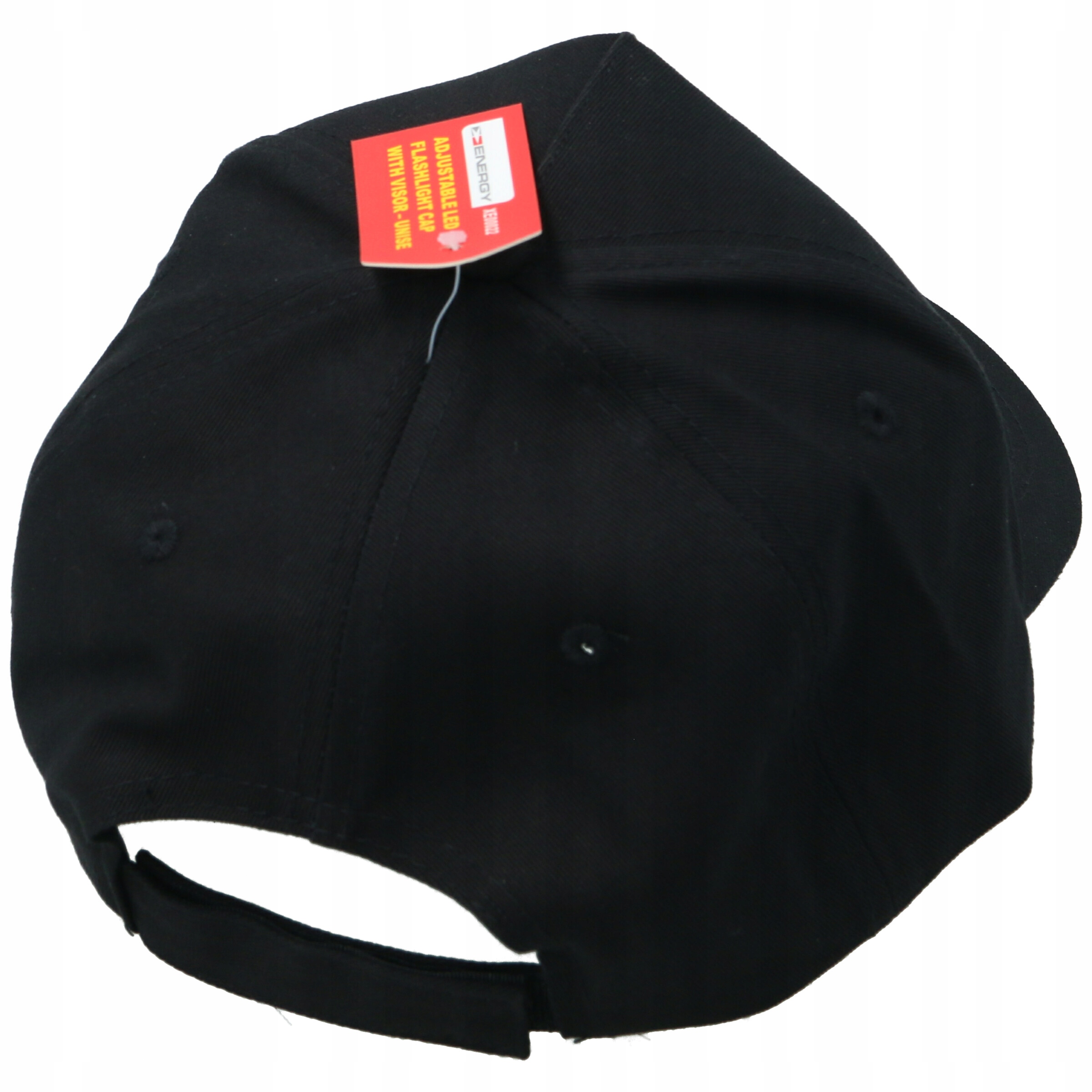 CZAPKA Z DASZKIEM BASEBALOWWA + LATARKA LED USB 100mAh Kod producenta 00022AM