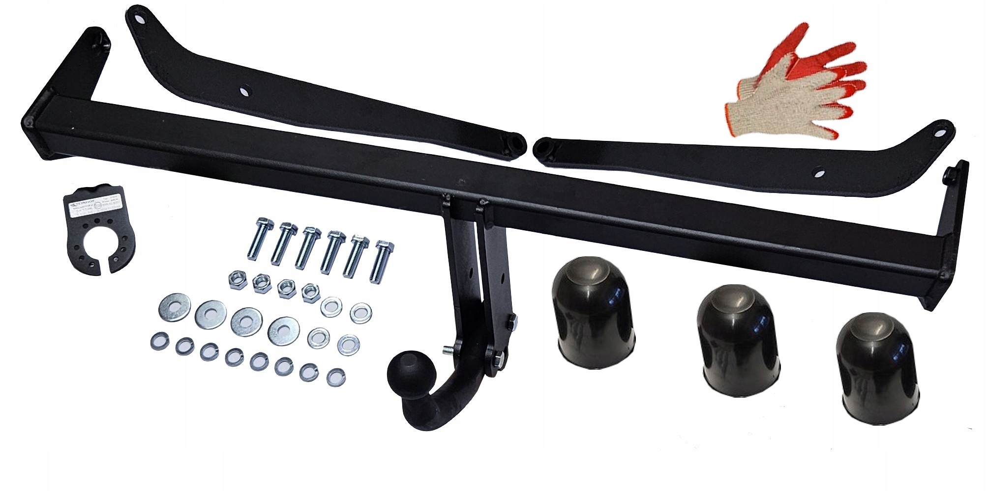 HAK HOLOWNICZY+KAPTURKI +RĘKAWICE do FORD PUMA 2 II od2019+HYBRID +ST-LINE Rodzaj kuli Odkręcana