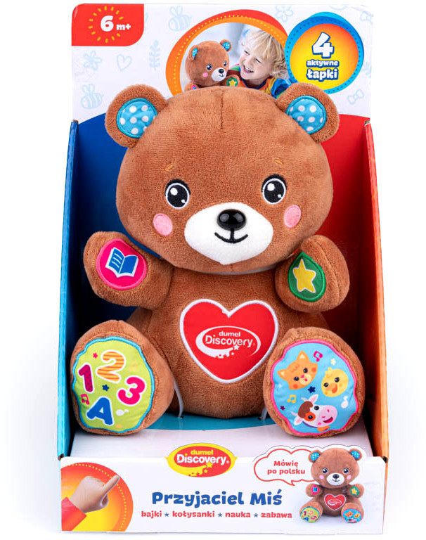 Dumel Przyjaciel Miś UCZNIACZEK INTERAKTYWNY Certyfikaty, opinie, atesty CE